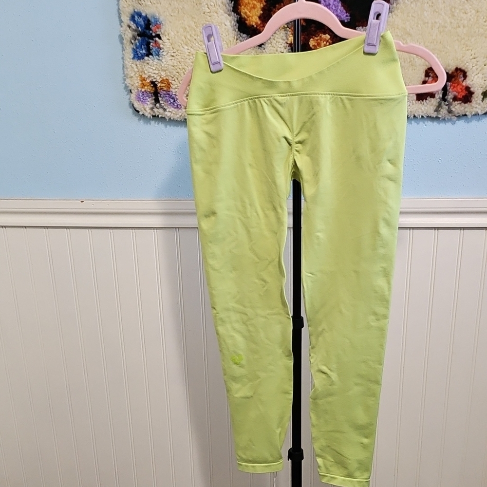 Vibrant Lime Leggings for Kids